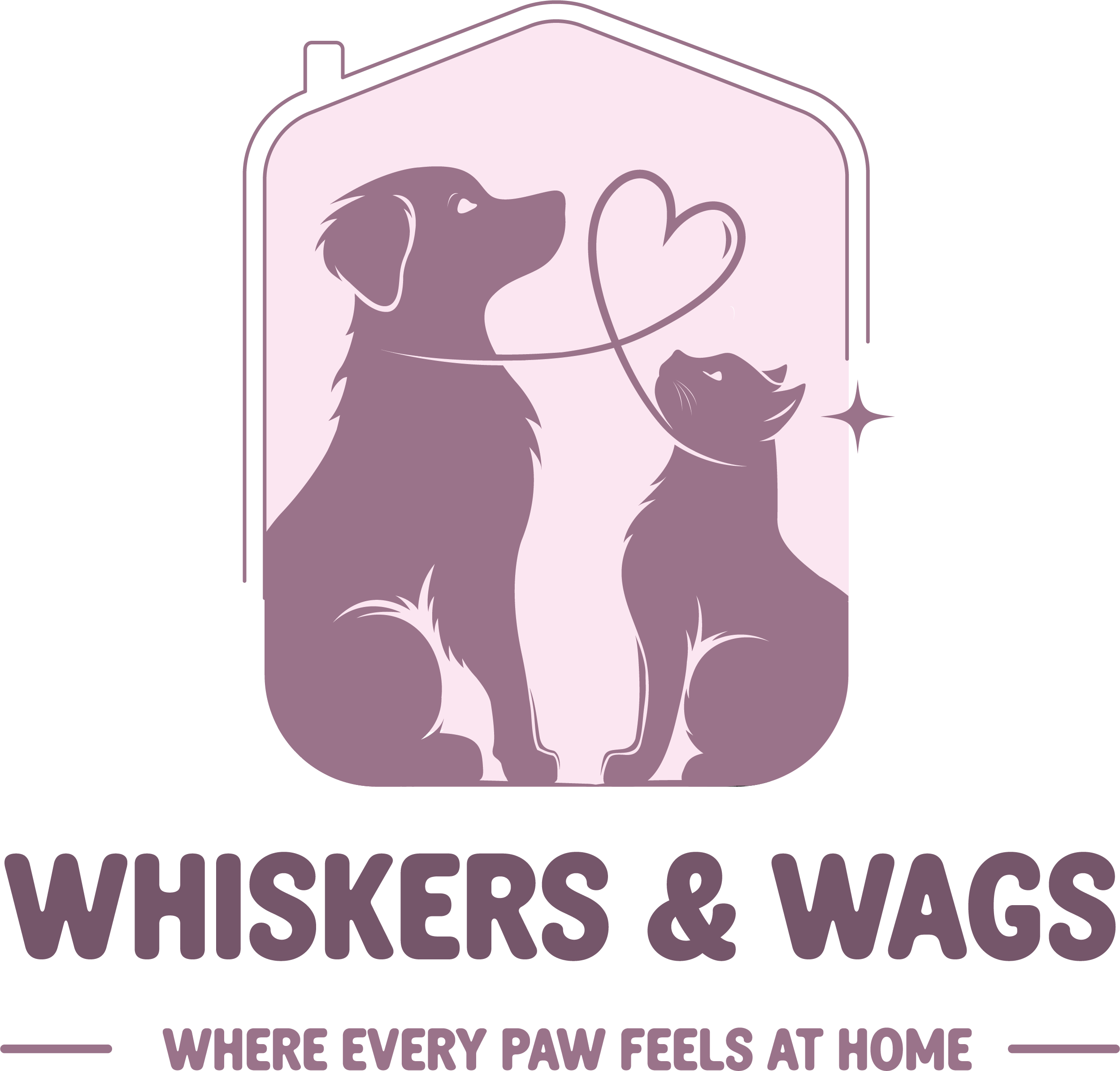 Whiskers & Wags Logo